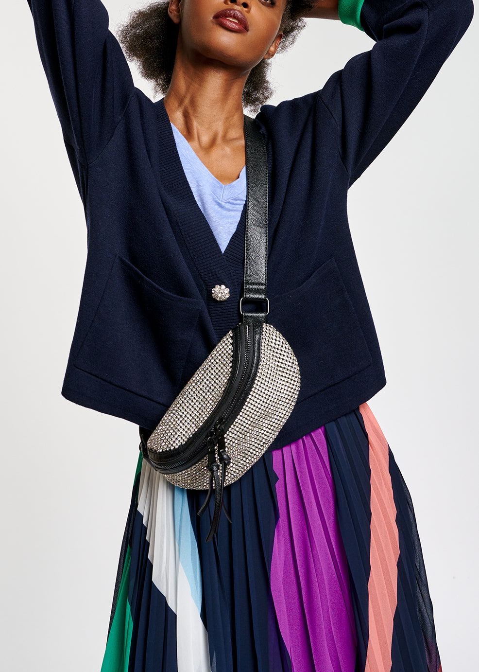 Strass covered bumbag RE—SSENTIEL | Essentiel second hand