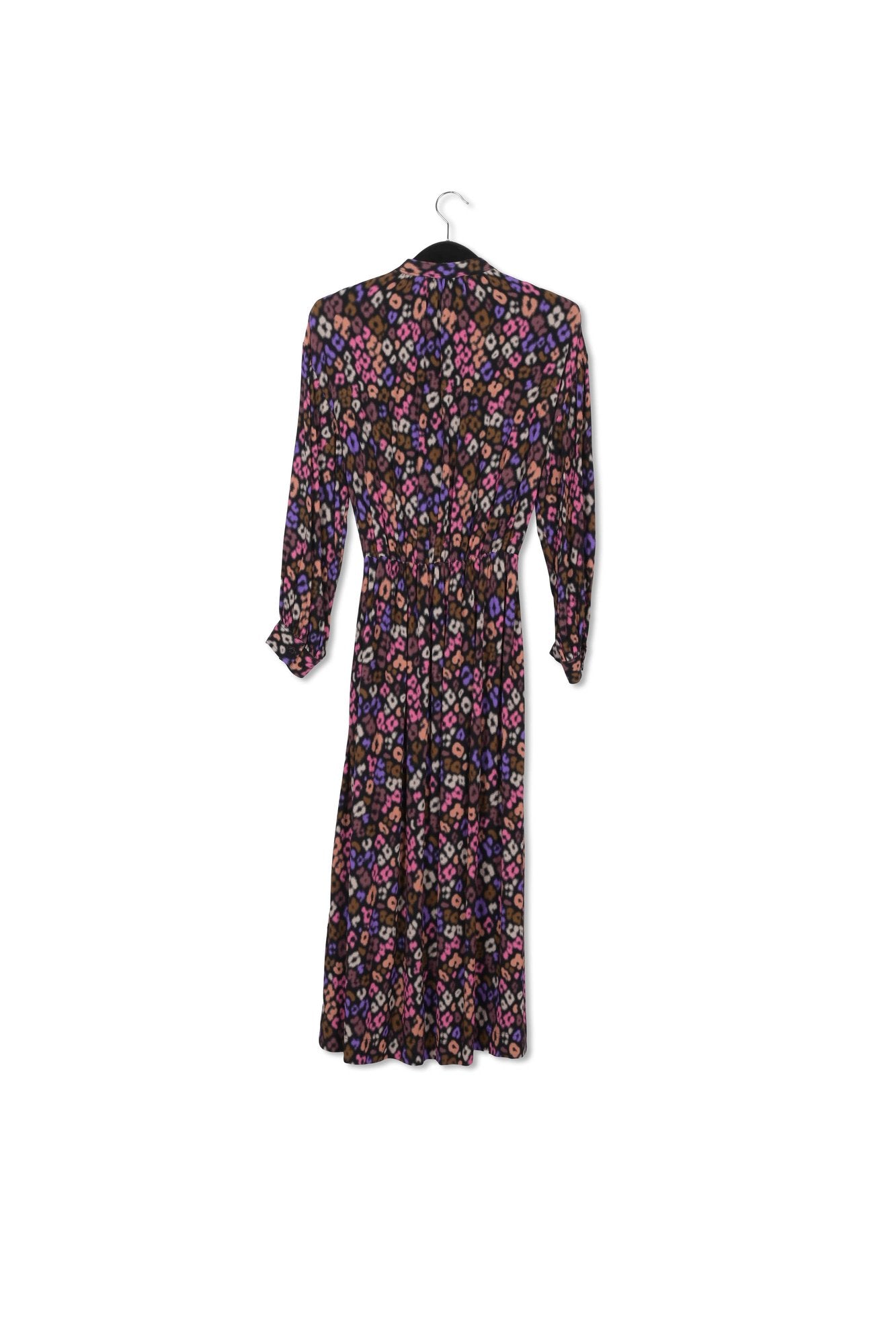 Multicolor leopard print midi-length dress RE—SSENTIEL | Essentiel second hand