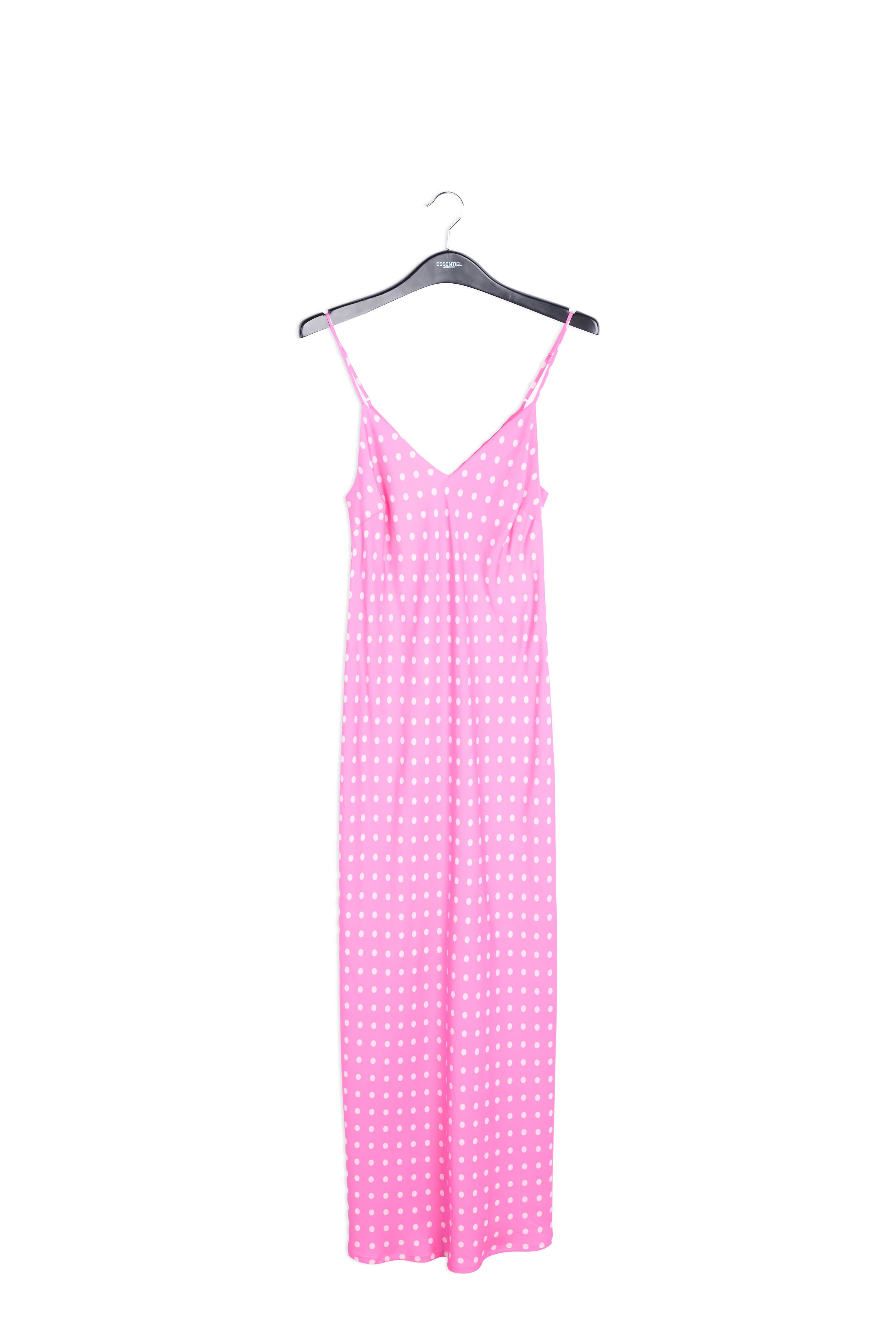Robe nuisette rose fluo à pois RE—SSENTIEL | Essentiel second hand