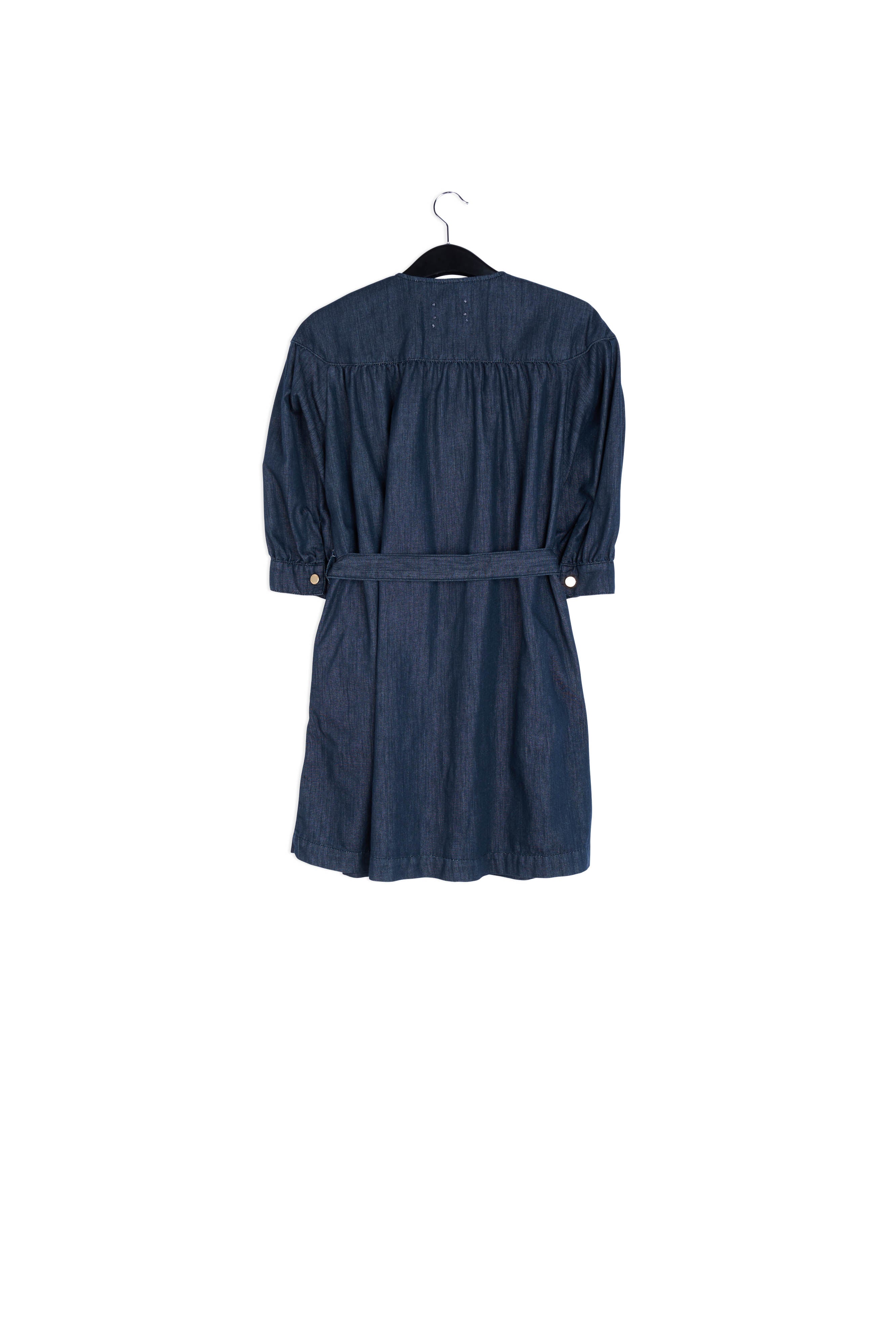 Dark blue denim mini dress RE—SSENTIEL | Essentiel second hand