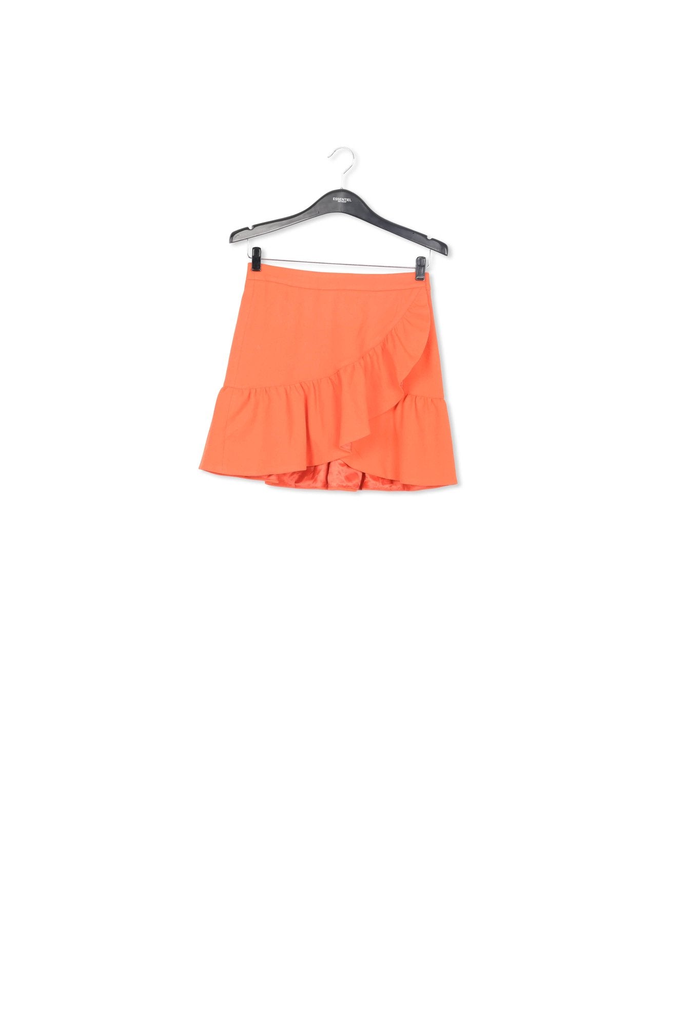 Orange mini wrap skirt RE—SSENTIEL | Essentiel second hand