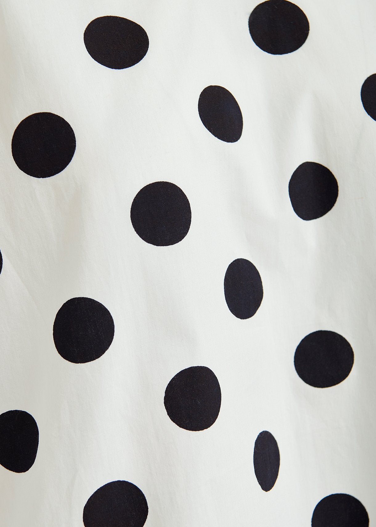 Top à pois noir et blanc à manches bouffantes RE—SSENTIEL | Essentiel second hand