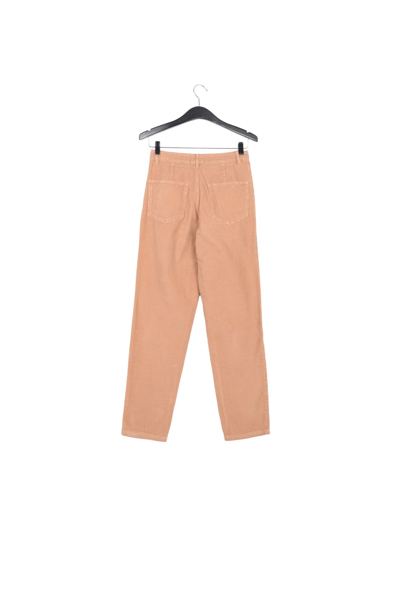Camel cotton-corduroy pants RE—SSENTIEL | Essentiel second hand