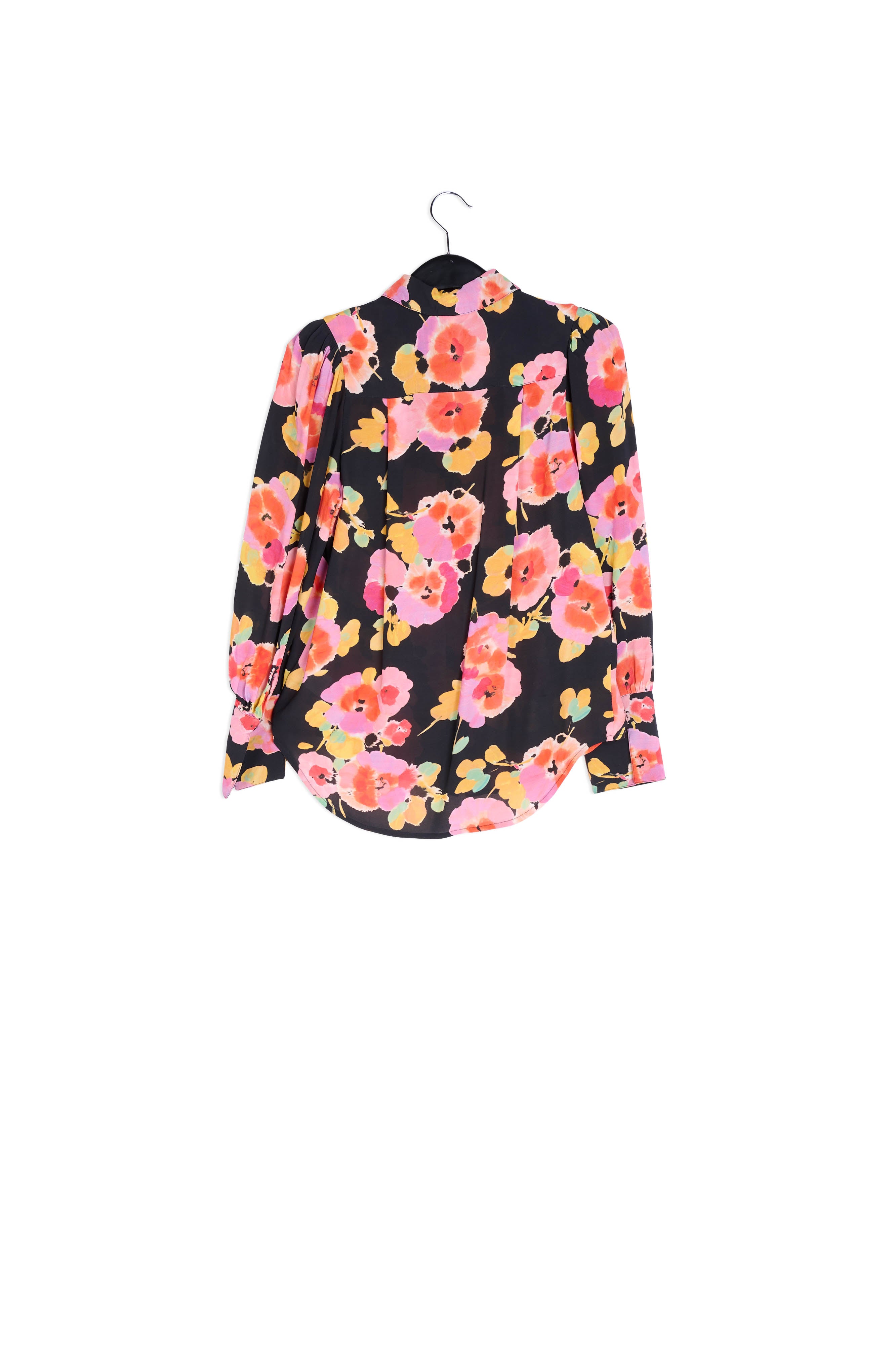 Black floral-print shirt RE—SSENTIEL | Essentiel second hand
