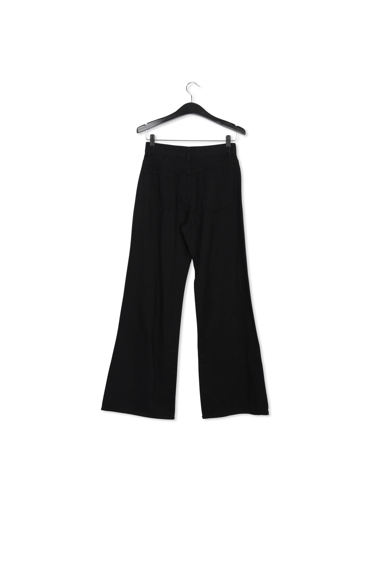 Black denim straight-leg jeans RE—SSENTIEL | Essentiel second hand