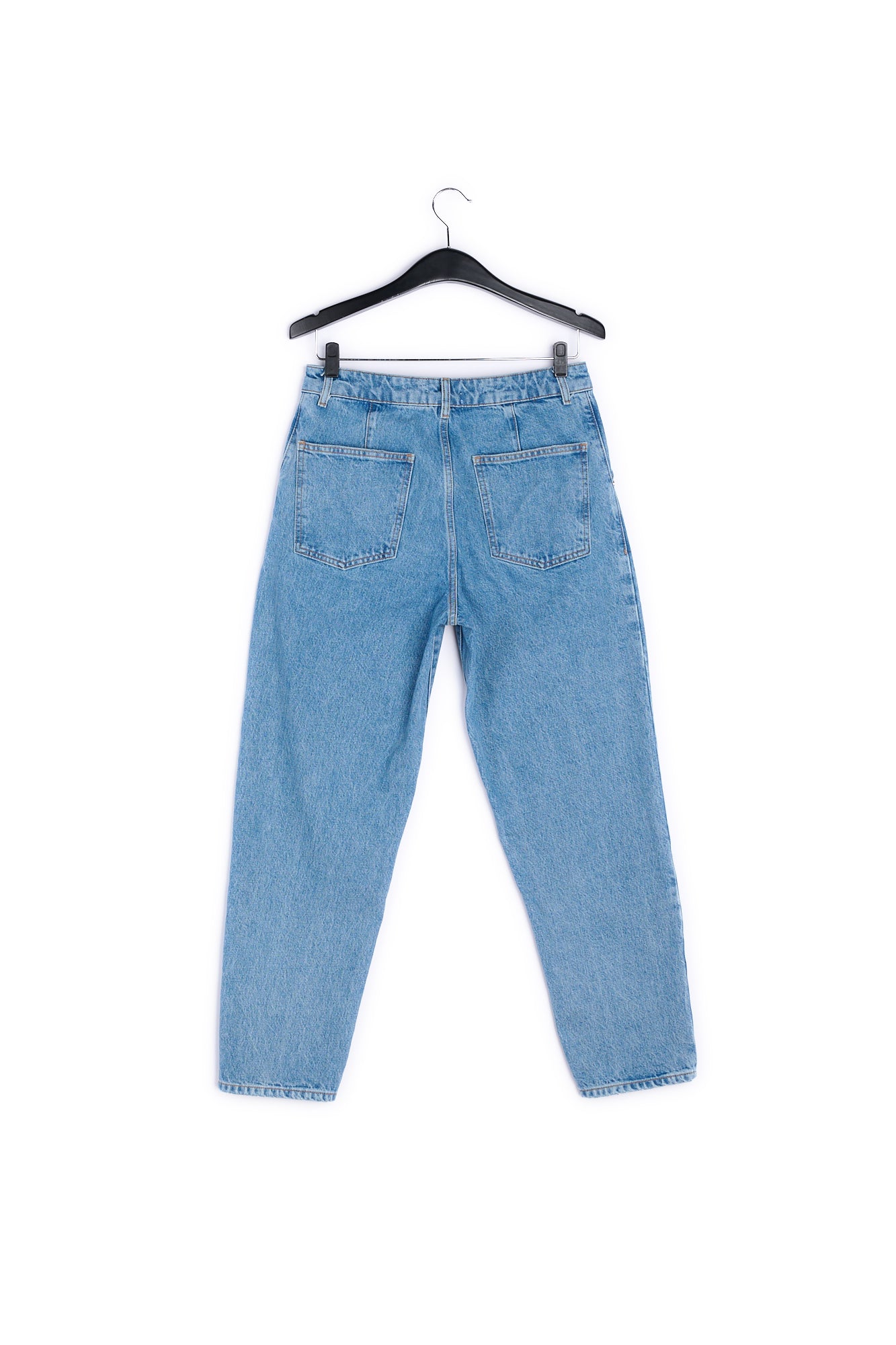 Dark blue high-rise jeans RE—SSENTIEL | Essentiel second hand