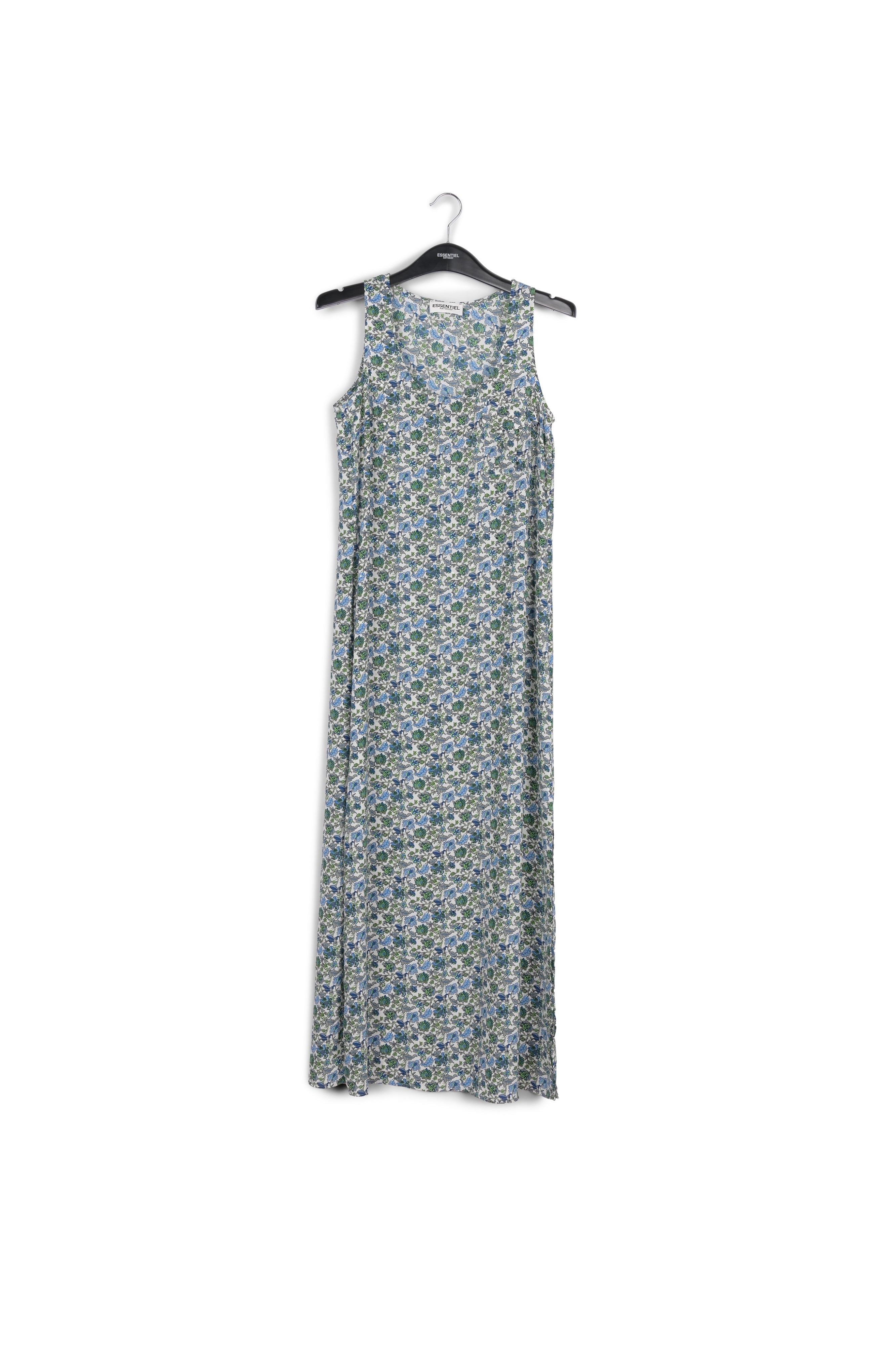 Floral print sleeveless maxi dress with rhinestones RE—SSENTIEL | Essentiel second hand