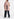 Lilac, orange and light pink checked shirt jacket Faume - seconde main