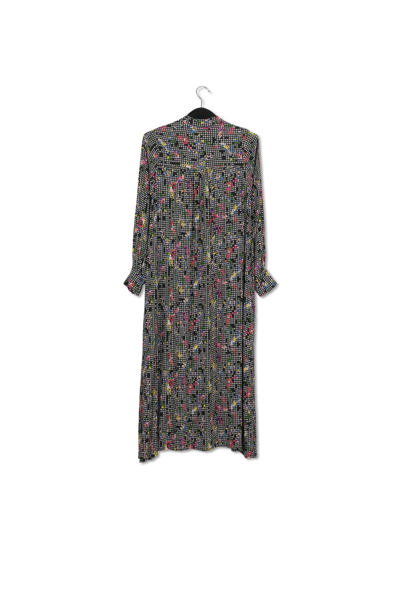 Black and white houndstooth shirt dress RE—SSENTIEL | Essentiel second hand