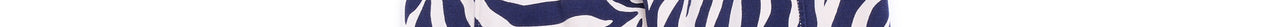 Off-white and navy blue zebra-print denim cargo pants Faume - seconde main