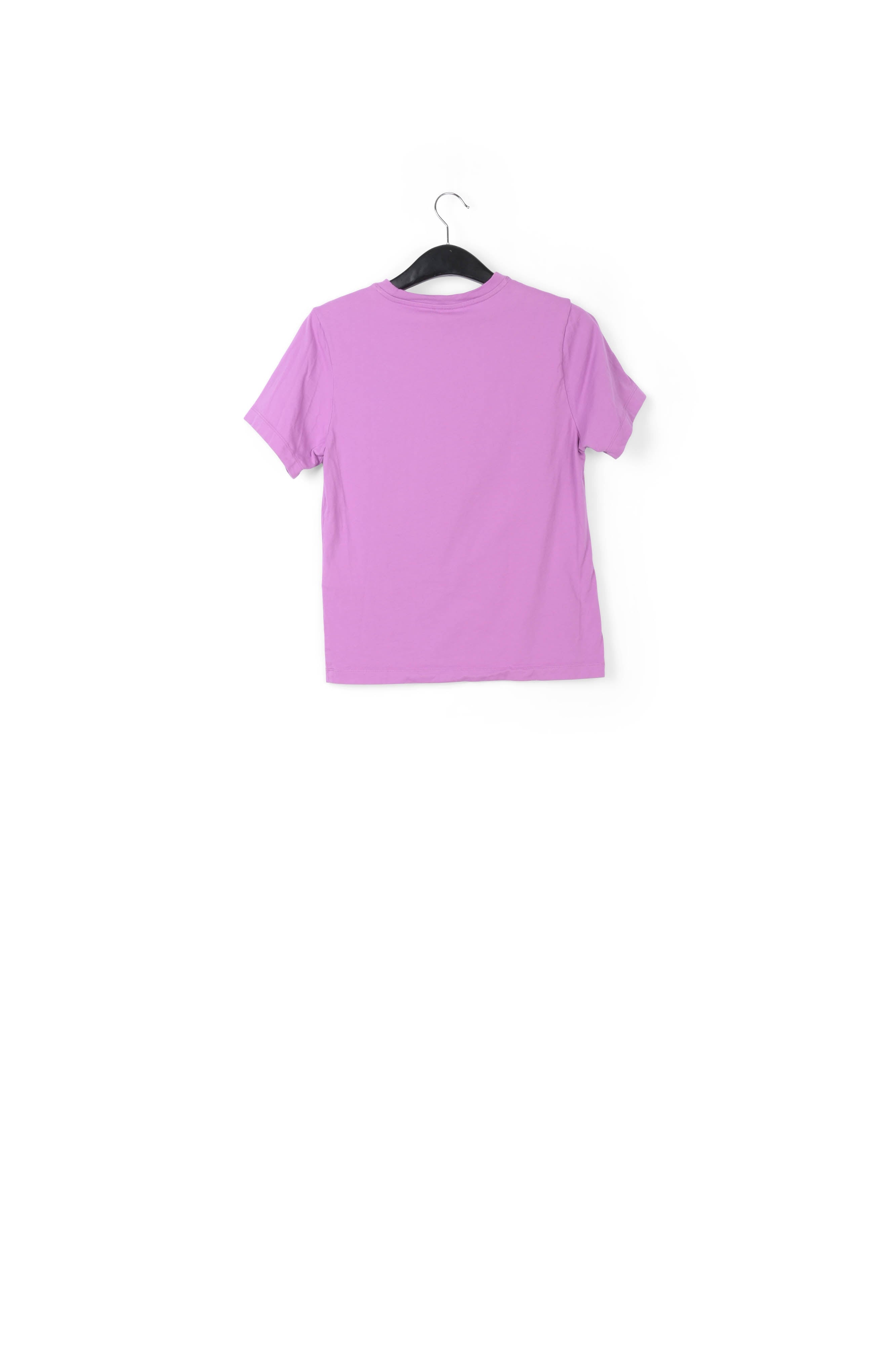 Purple cotton-jersey 'Madonna' T-shirt - collaboration with KMSKA RE—SSENTIEL | Essentiel second hand