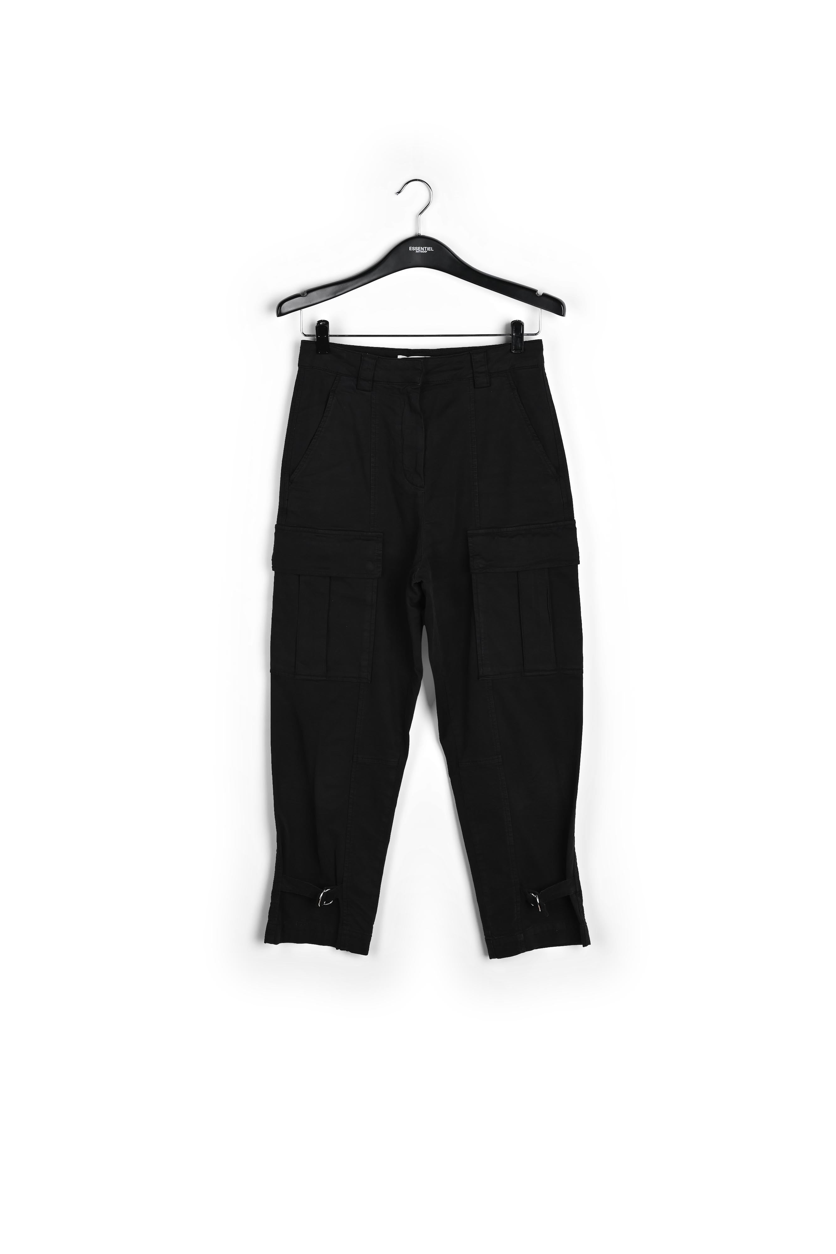 Pantalon treillis noir RE—SSENTIEL | Essentiel second hand