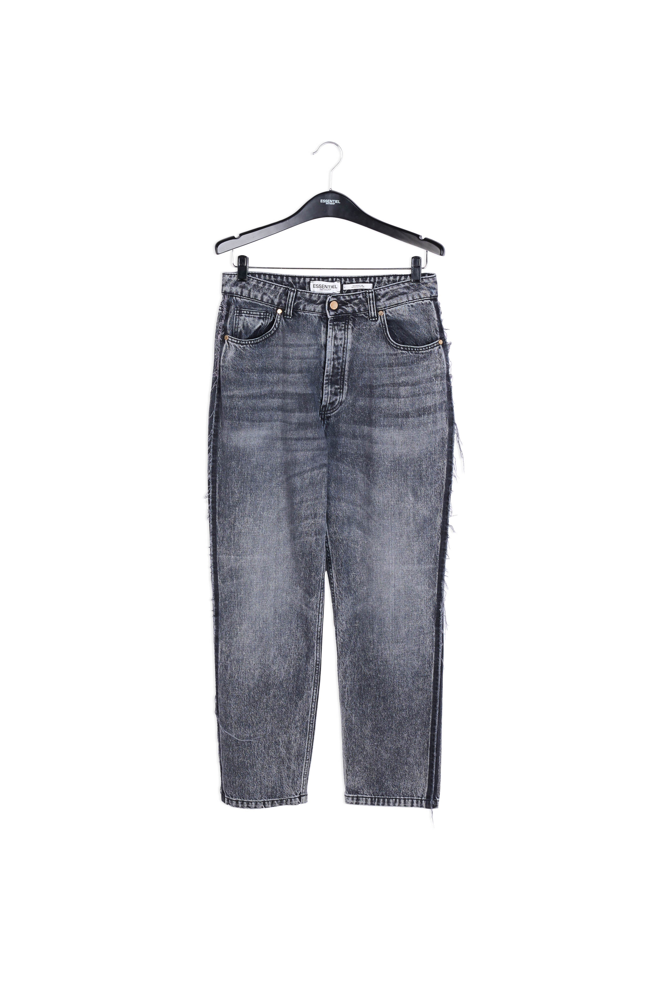 Dark grey straight leg jeans RE—SSENTIEL | Essentiel second hand