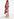 Light pink, pink and blue maxi-dress with graphic print Faume - seconde main