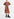 Multicolor midi-length dress with floral print Faume - seconde main