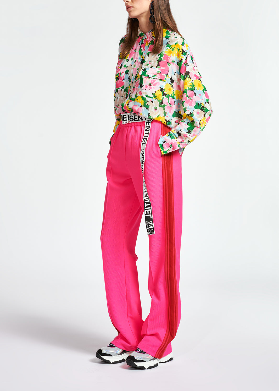 Multicolored floral-print shirt RE—SSENTIEL | Essentiel second hand