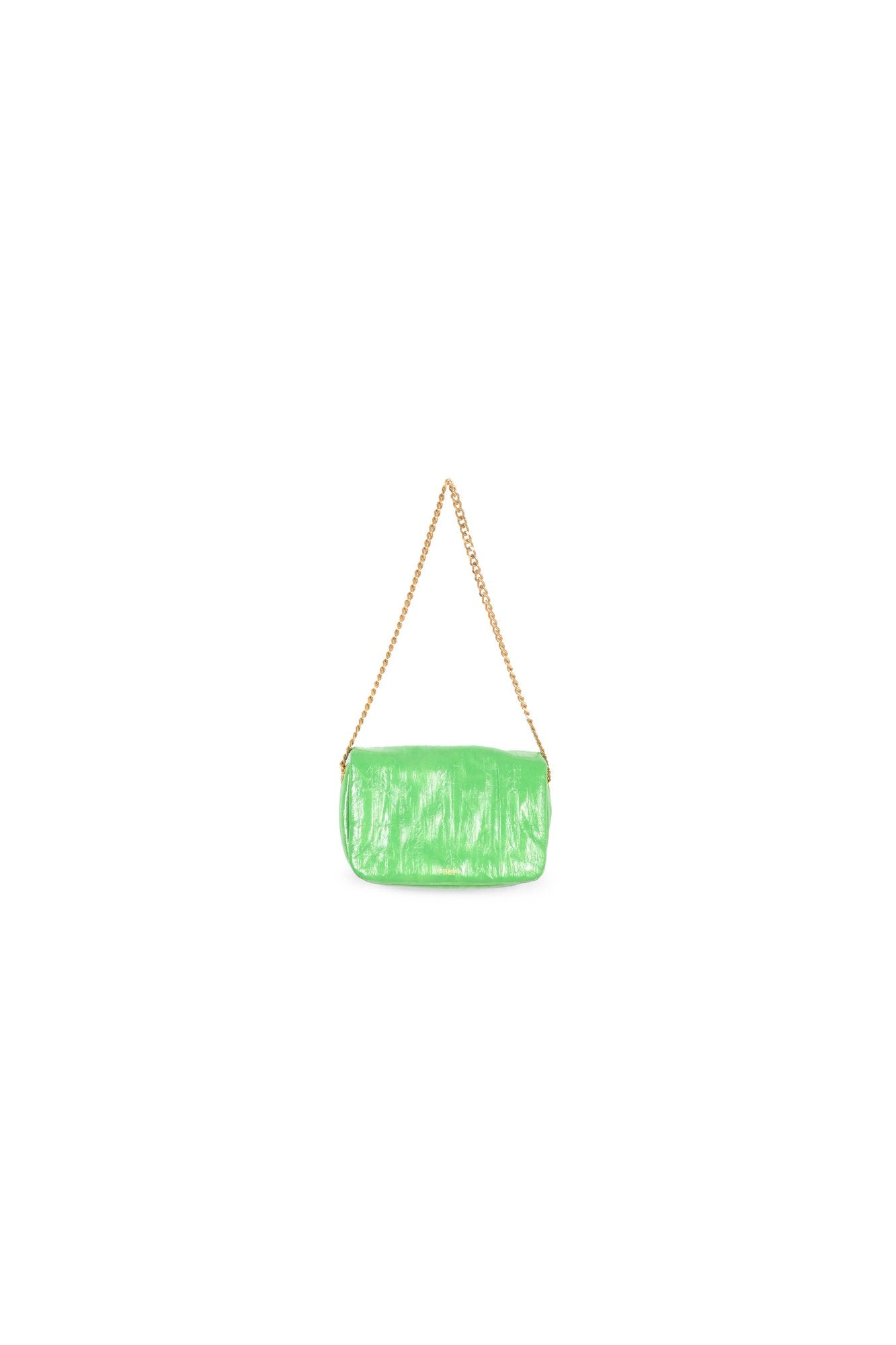Glossy green shoulder bag RE—SSENTIEL | Essentiel second hand