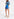 Light blue puffed sleeve top with floral print Faume - seconde main