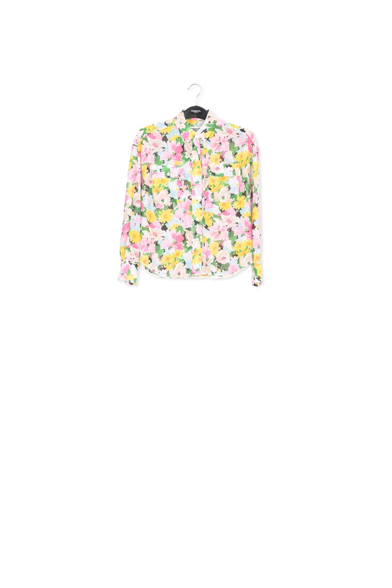 Multicolored floral-print shirt RE—SSENTIEL | Essentiel second hand