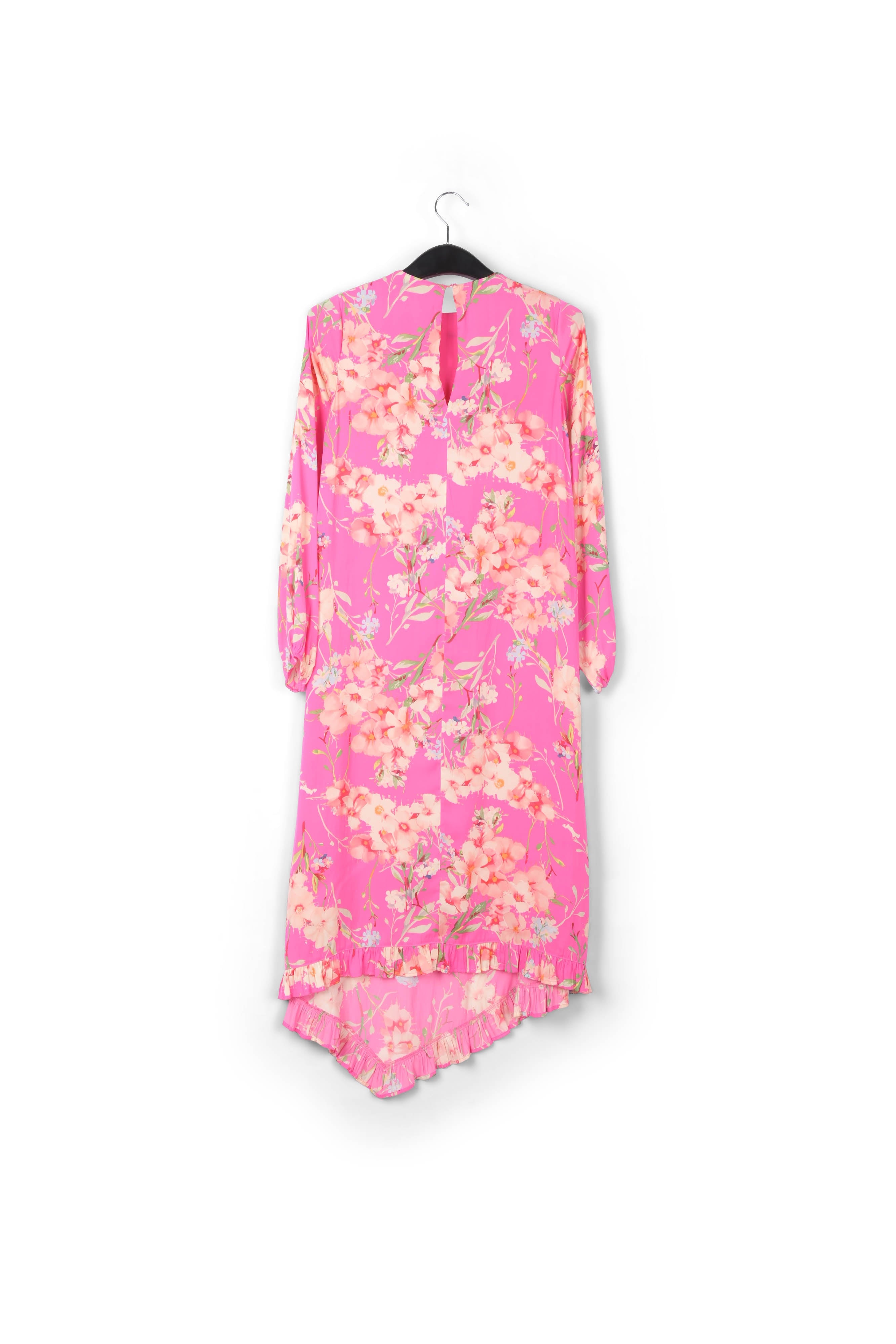 Pink floral dress with pussy bow RE—SSENTIEL | Essentiel second hand