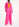 Pantalon fuchsia à jambes larges Faume - seconde main