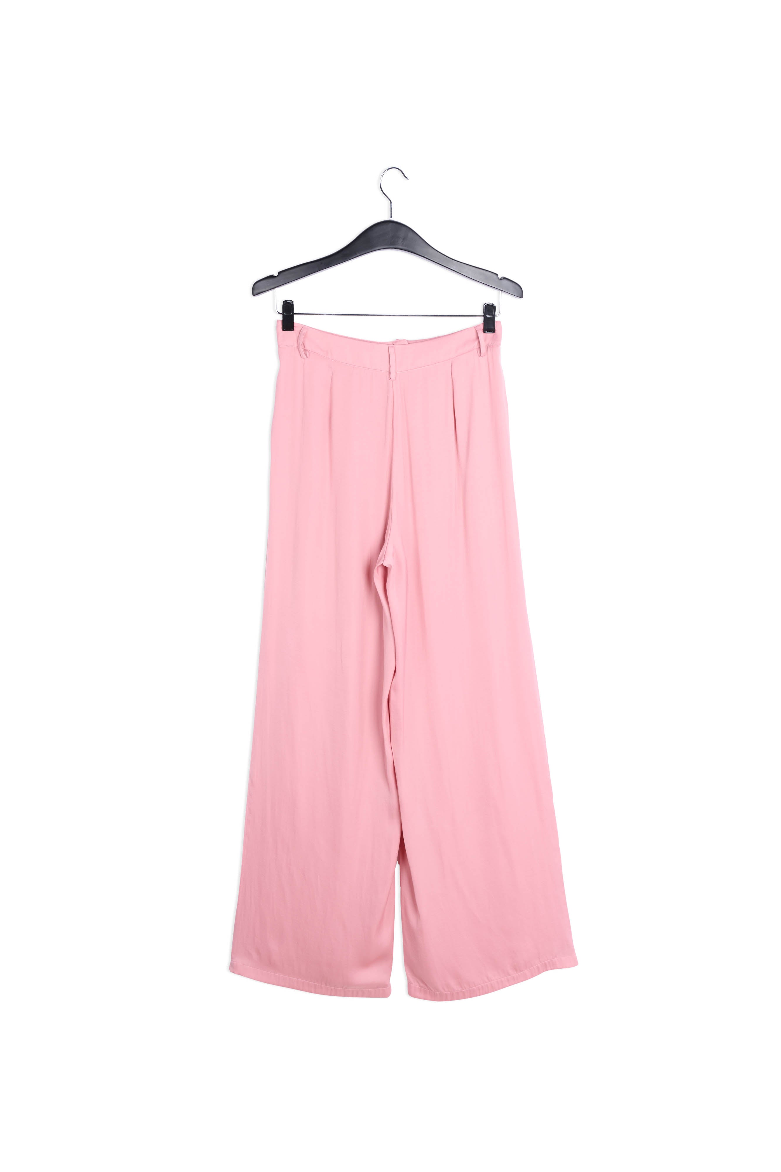 Pantalon rose clair aux jambes larges RE—SSENTIEL | Essentiel second hand