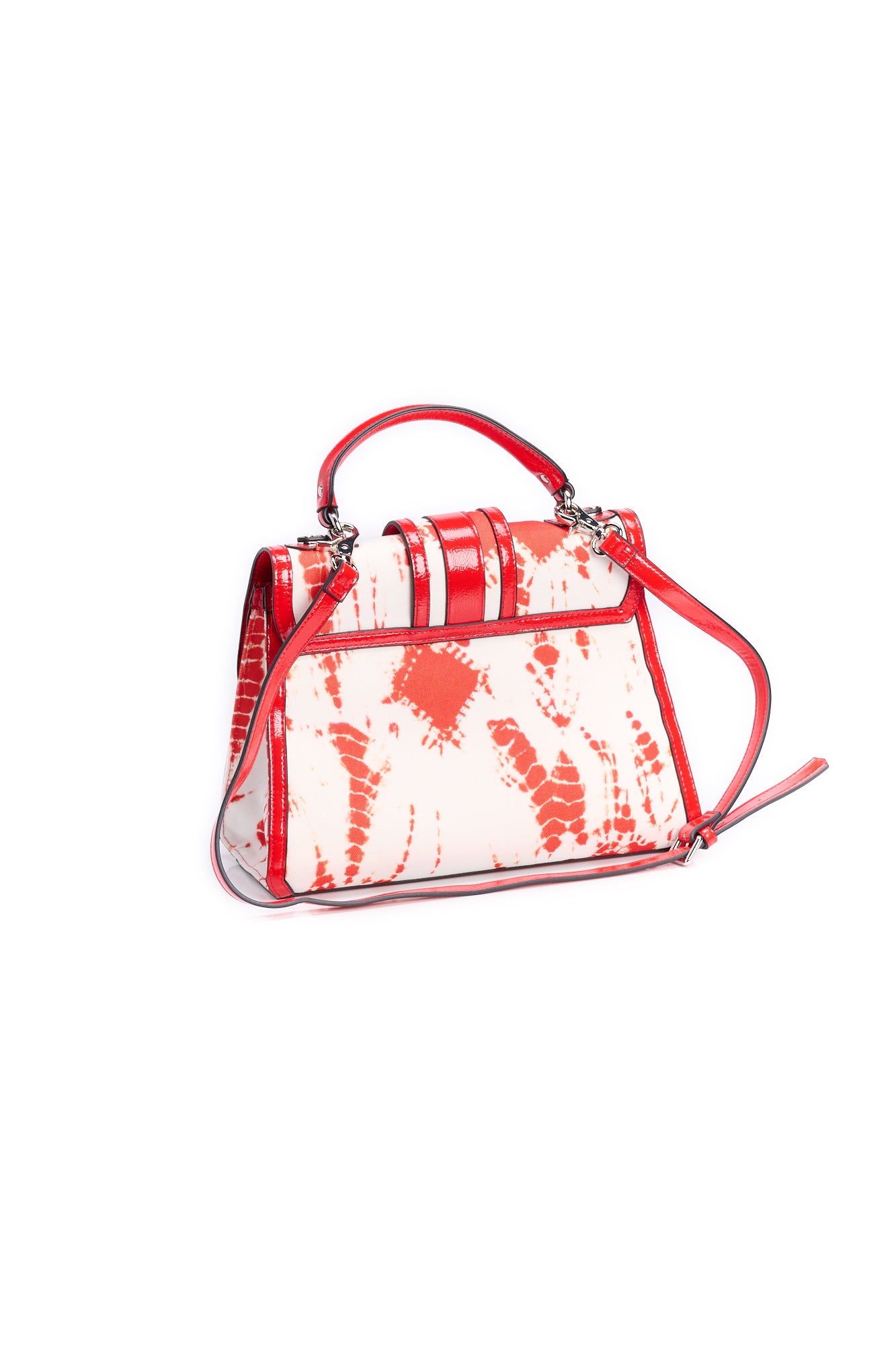 Red and white tie-dye tote bage RE—SSENTIEL | Essentiel second hand