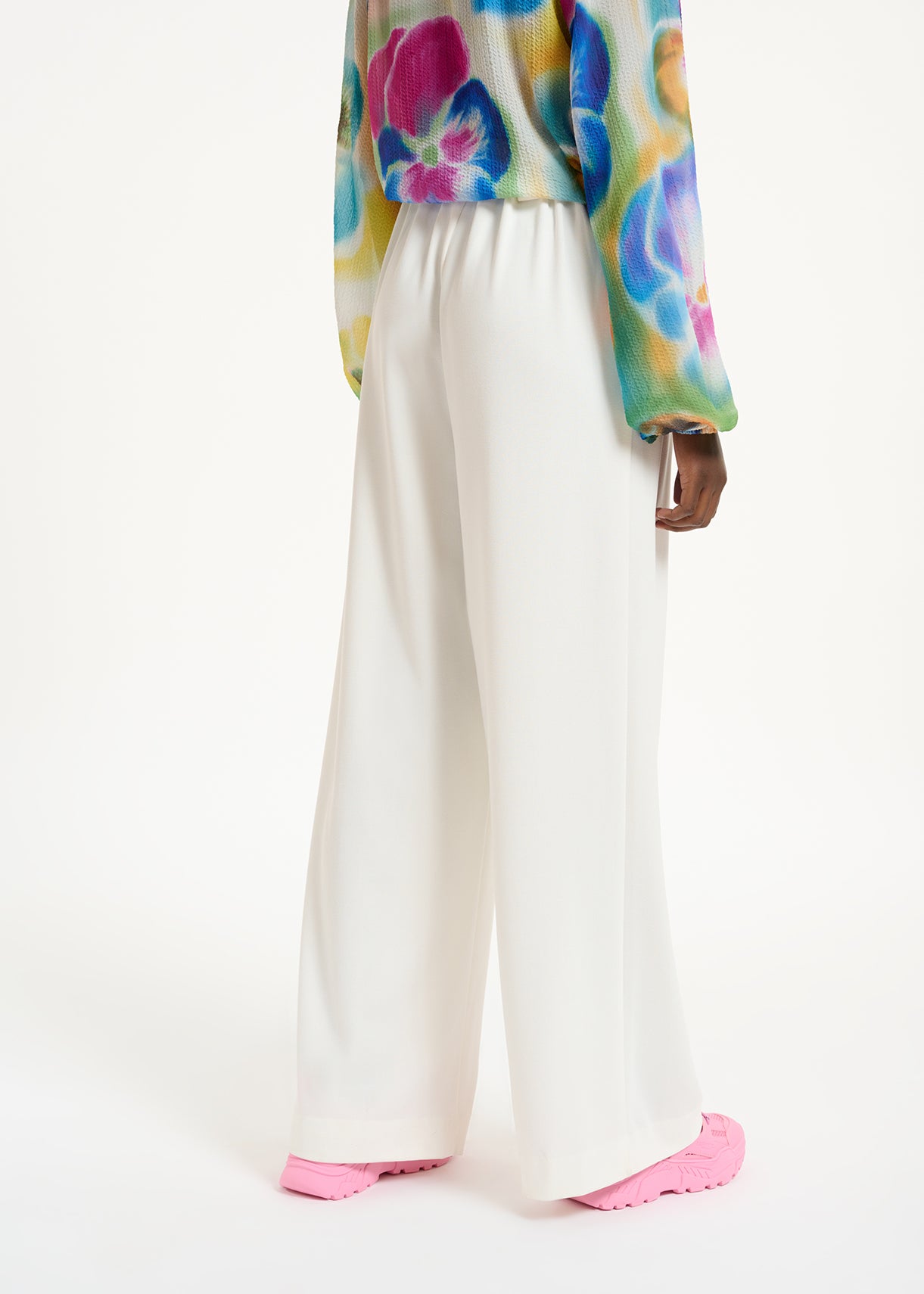 Off-white wide-leg pants RE—SSENTIEL | Essentiel second hand