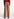 Pantalon à carreaux marron aux jambes larges Faume - seconde main