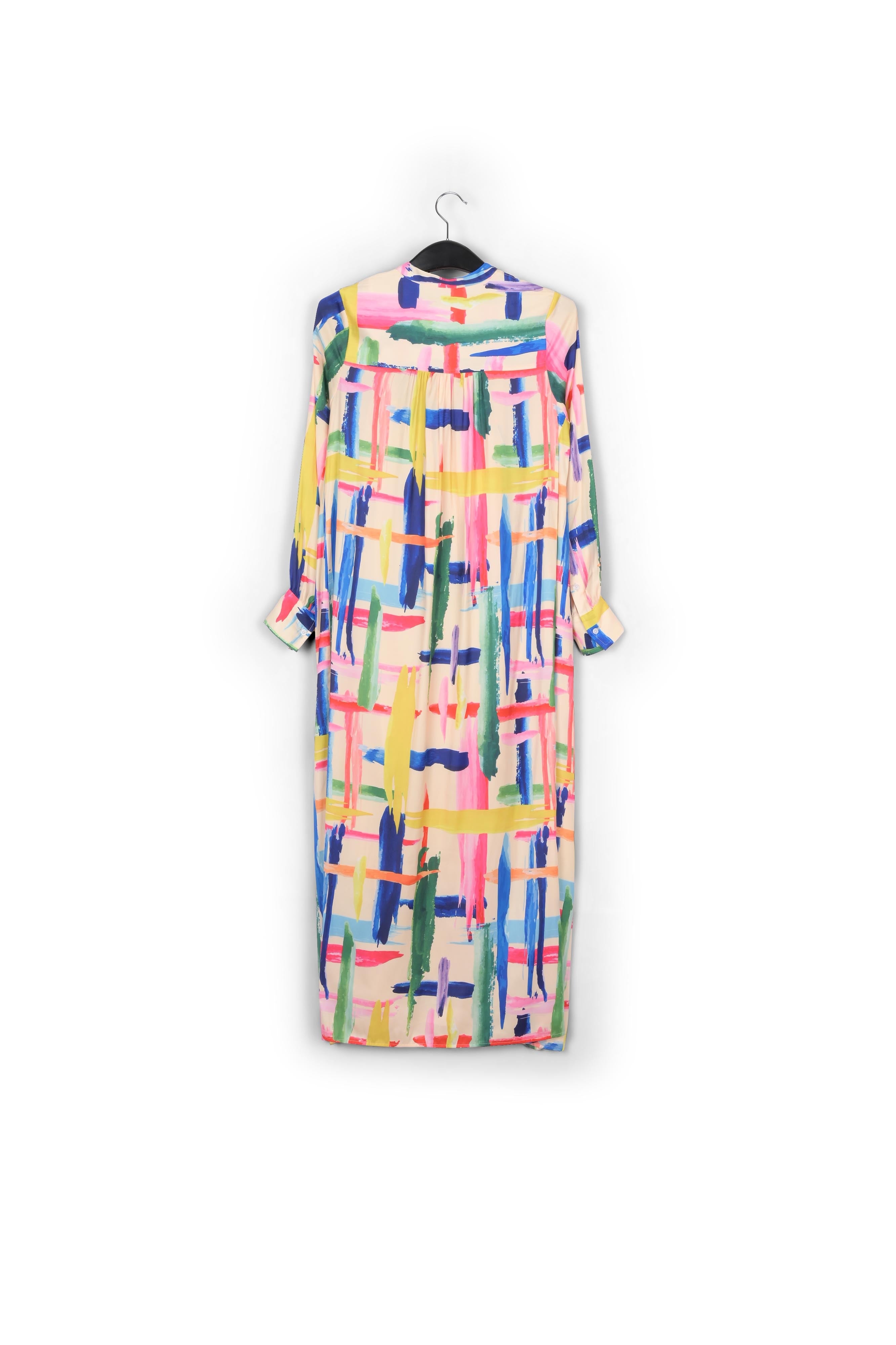 Multicolored graphic striped shirt dress RE—SSENTIEL | Essentiel second hand