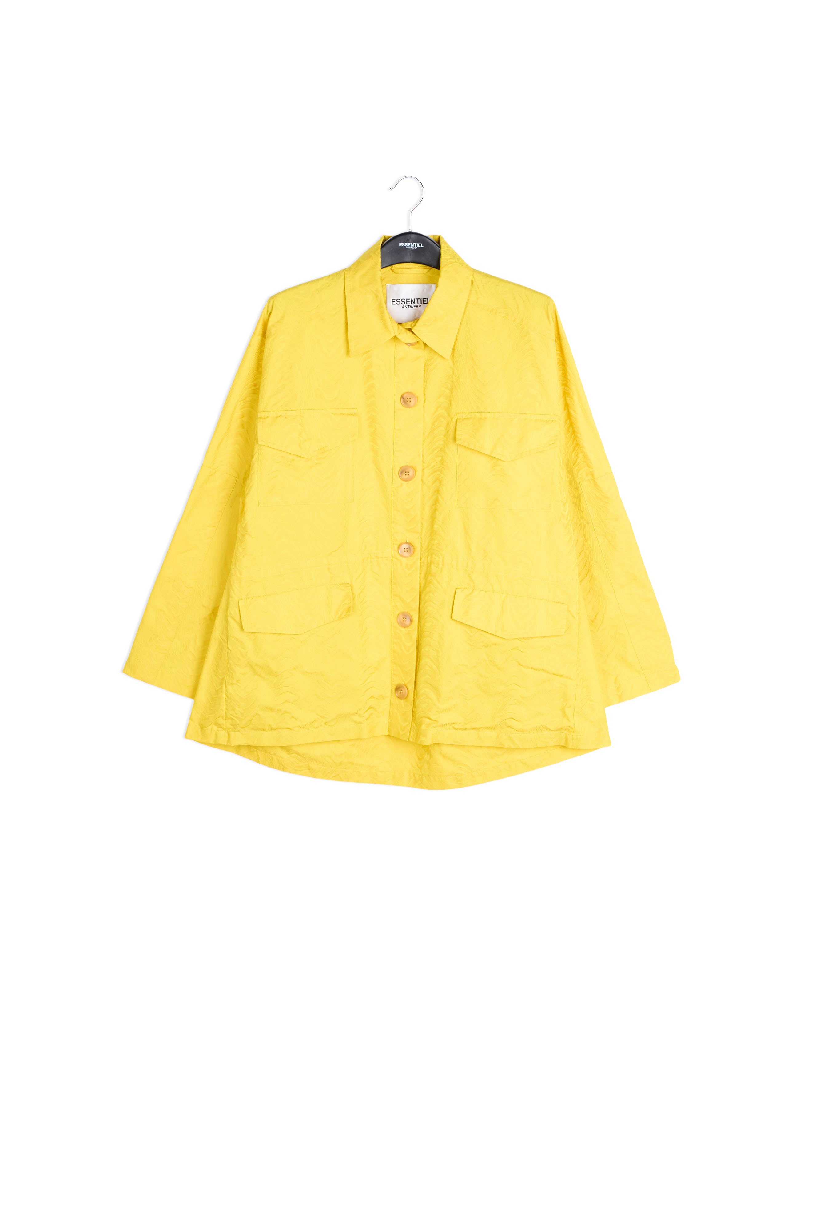 Yellow jacquard jacket RE—SSENTIEL | Essentiel second hand