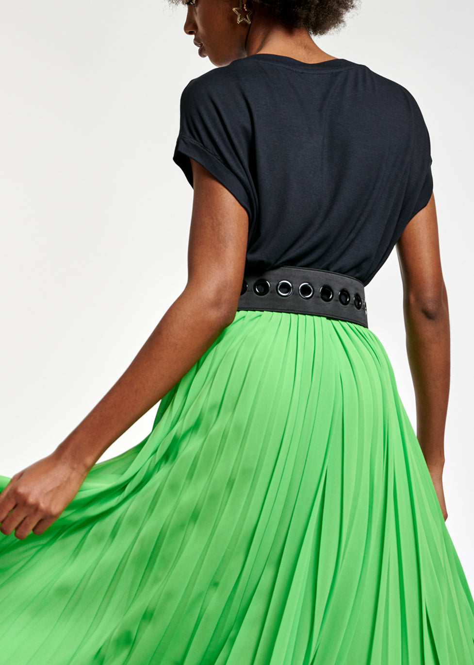 Black loose-fit T-shirt RE—SSENTIEL | Essentiel second hand