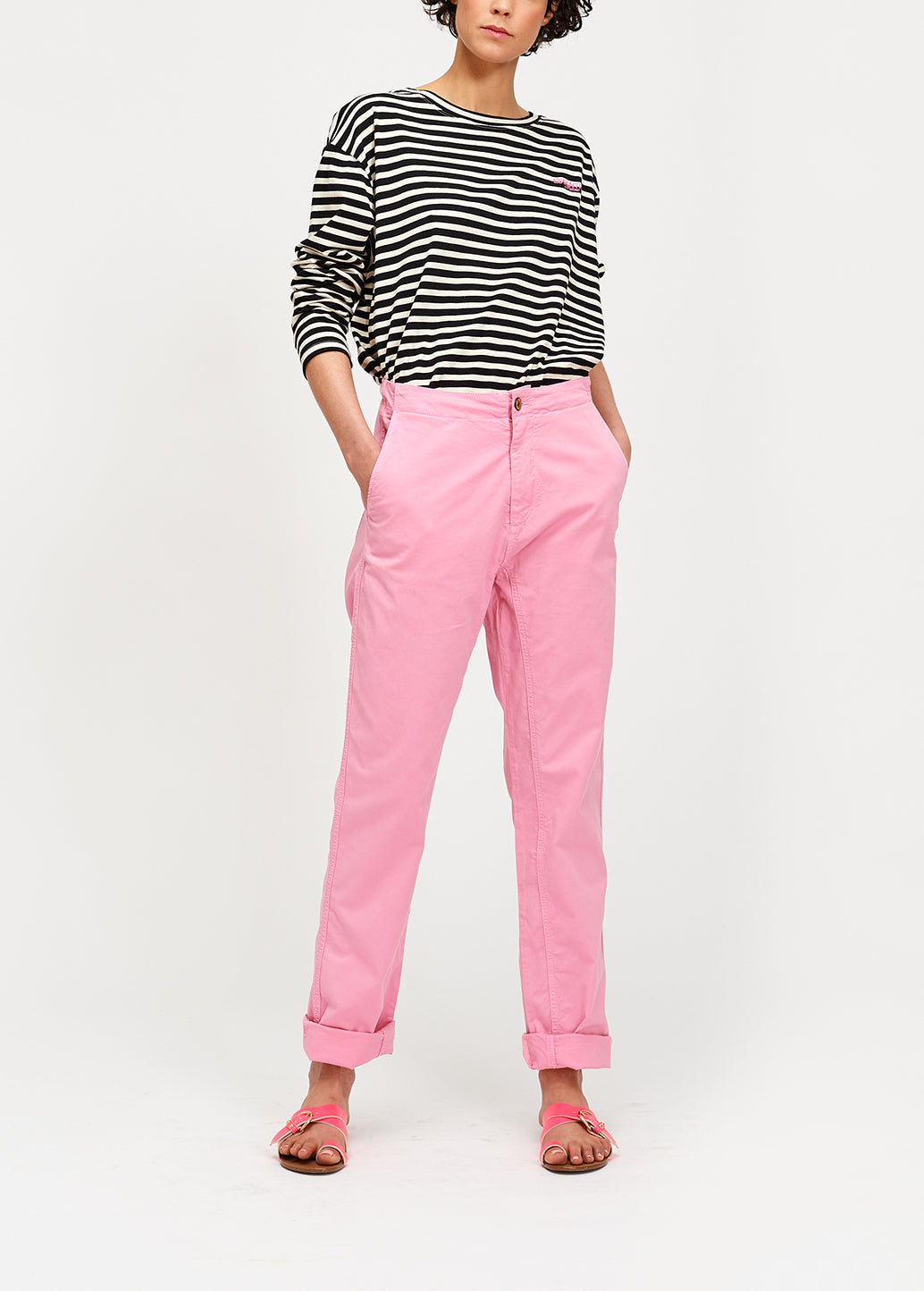 Roze chino RE—SSENTIEL | Essentiel second hand