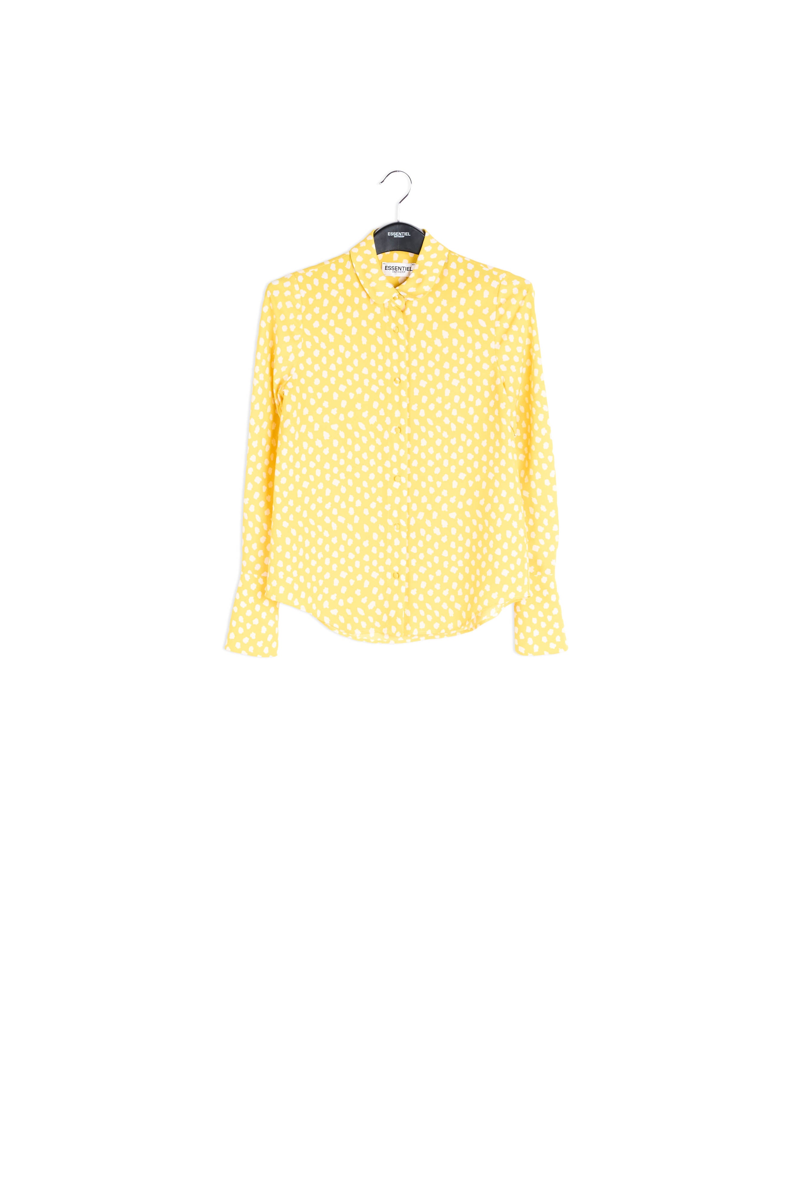 Chemise jaune à pois RE—SSENTIEL | Essentiel second hand