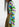 Multicolor striped midi-length cardigan Faume - seconde main