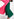 Neon pink midi-length mohair-blend cardigan Faume - seconde main