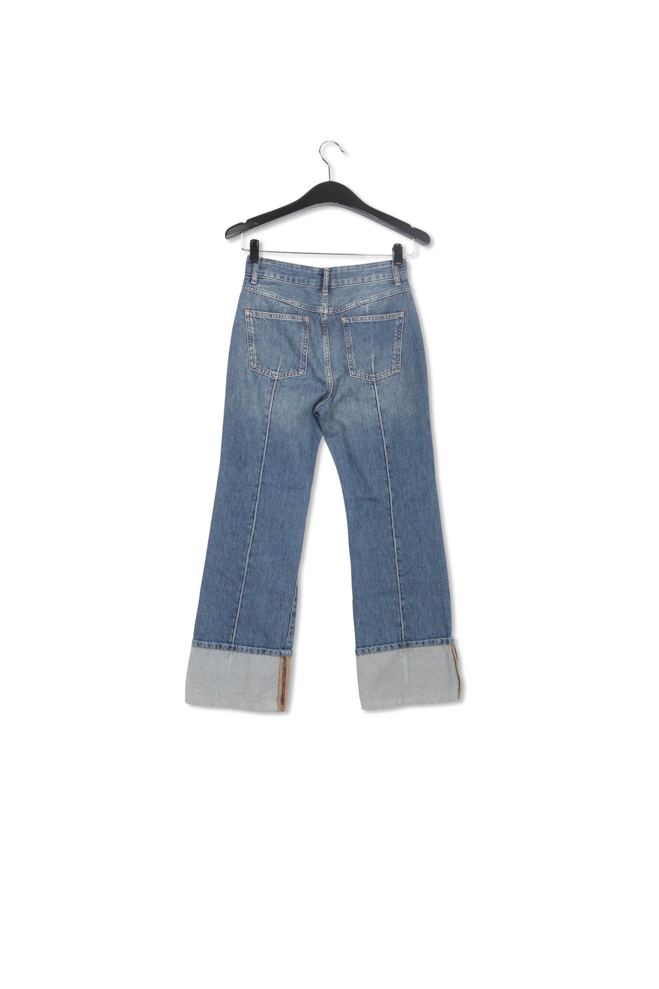Jean kick flare bleu à  revers RE—SSENTIEL | Essentiel second hand