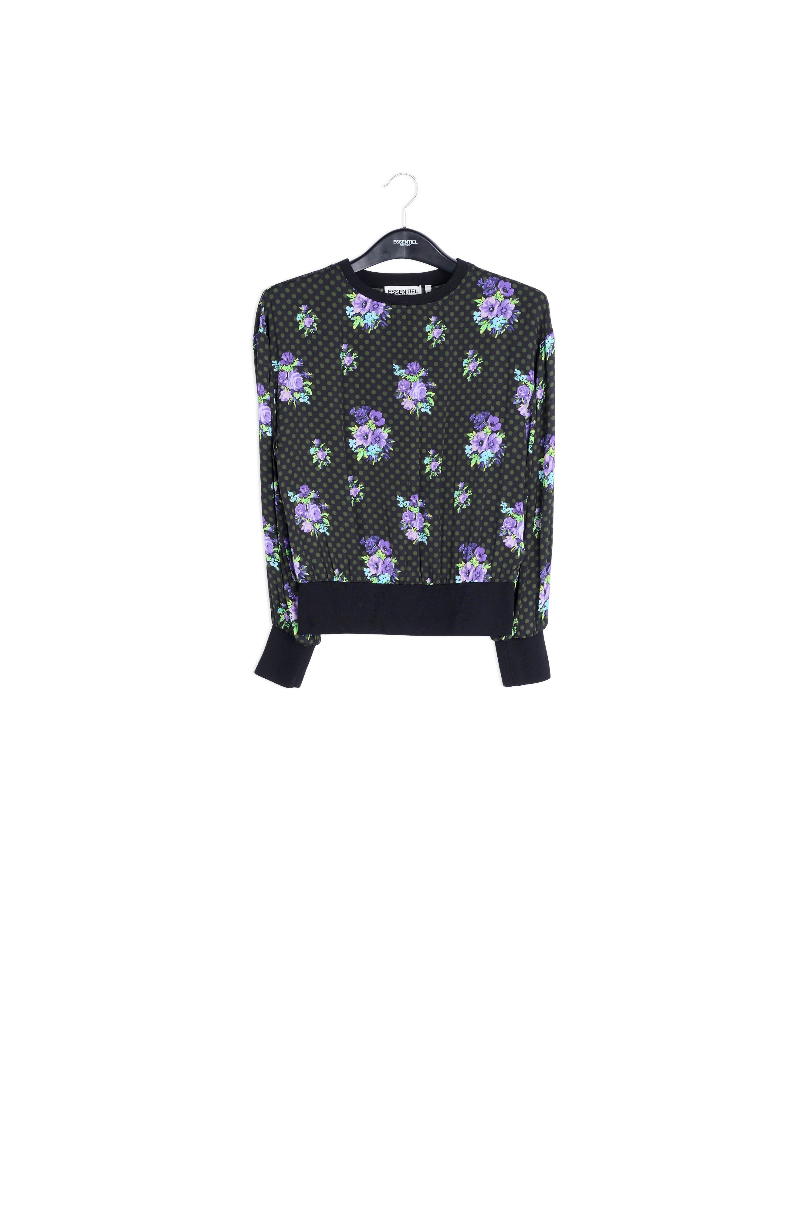 Floral polka dot top RE—SSENTIEL | Essentiel second hand