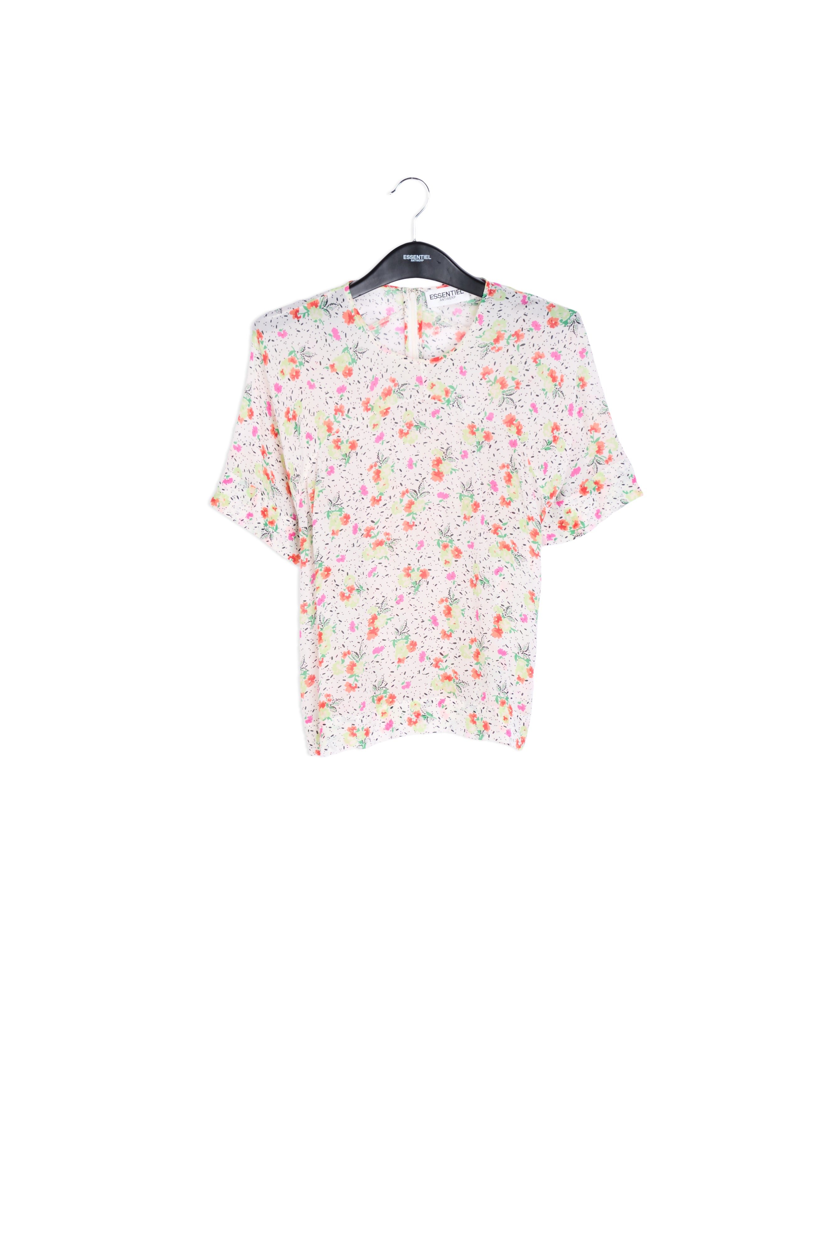 Top blanc cassé à imprimé floral RE—SSENTIEL | Essentiel second hand