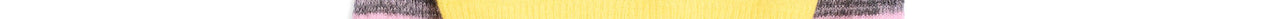 Yellow, pink and black striped knit sweater Faume - seconde main