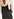 Black denim maxi skirt Faume - seconde main