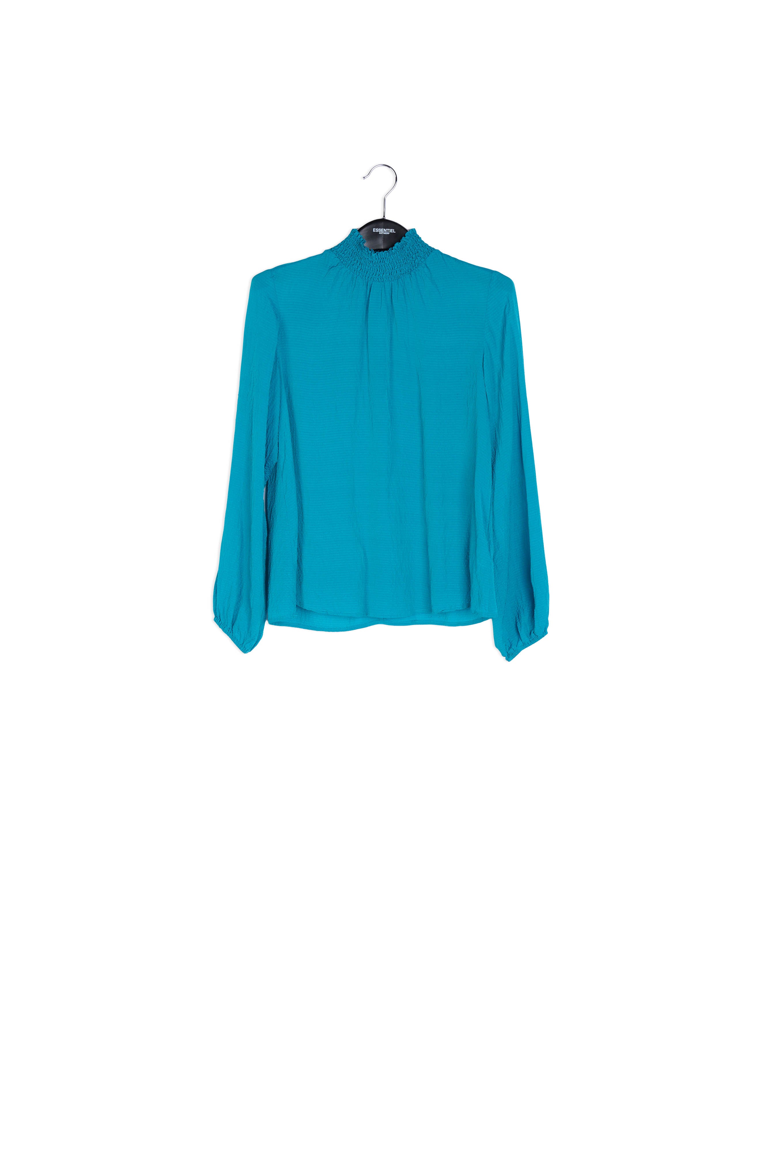 Blauwe top met wijde pasvorm RE—SSENTIEL | Essentiel second hand
