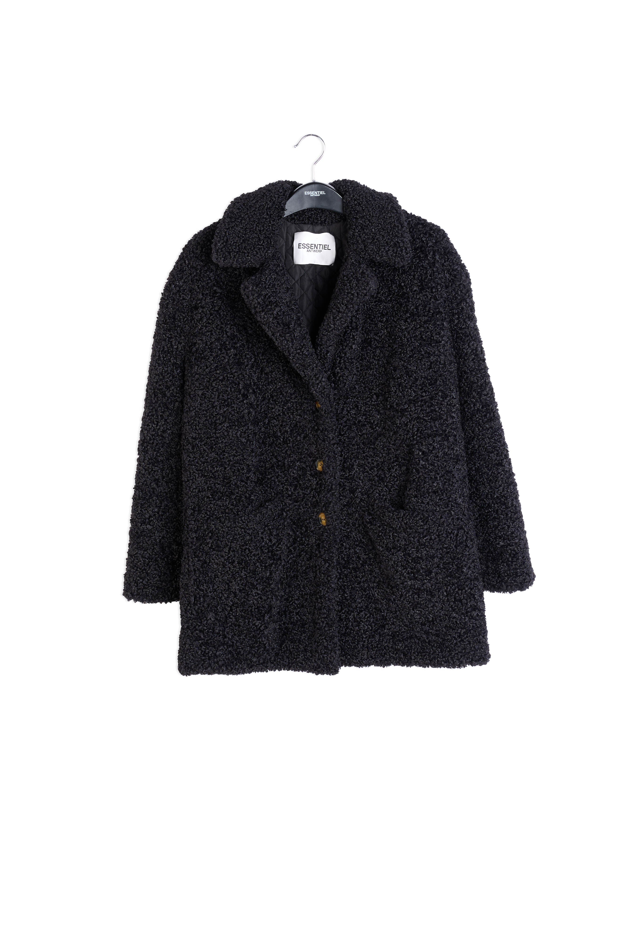 Oversized fake fur coat RE—SSENTIEL | Essentiel second hand