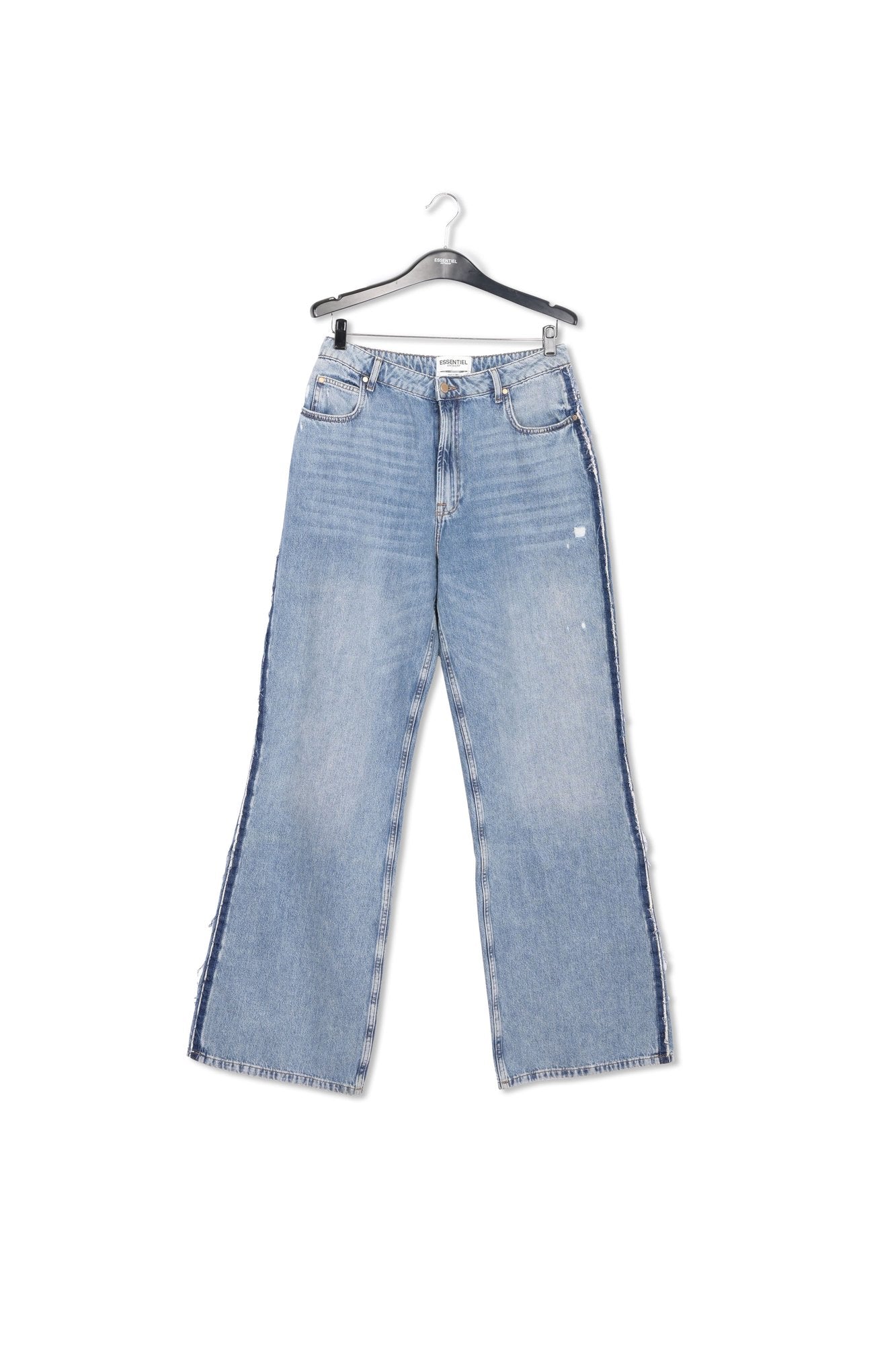 Wide-leg blue jeans RE—SSENTIEL | Essentiel second hand