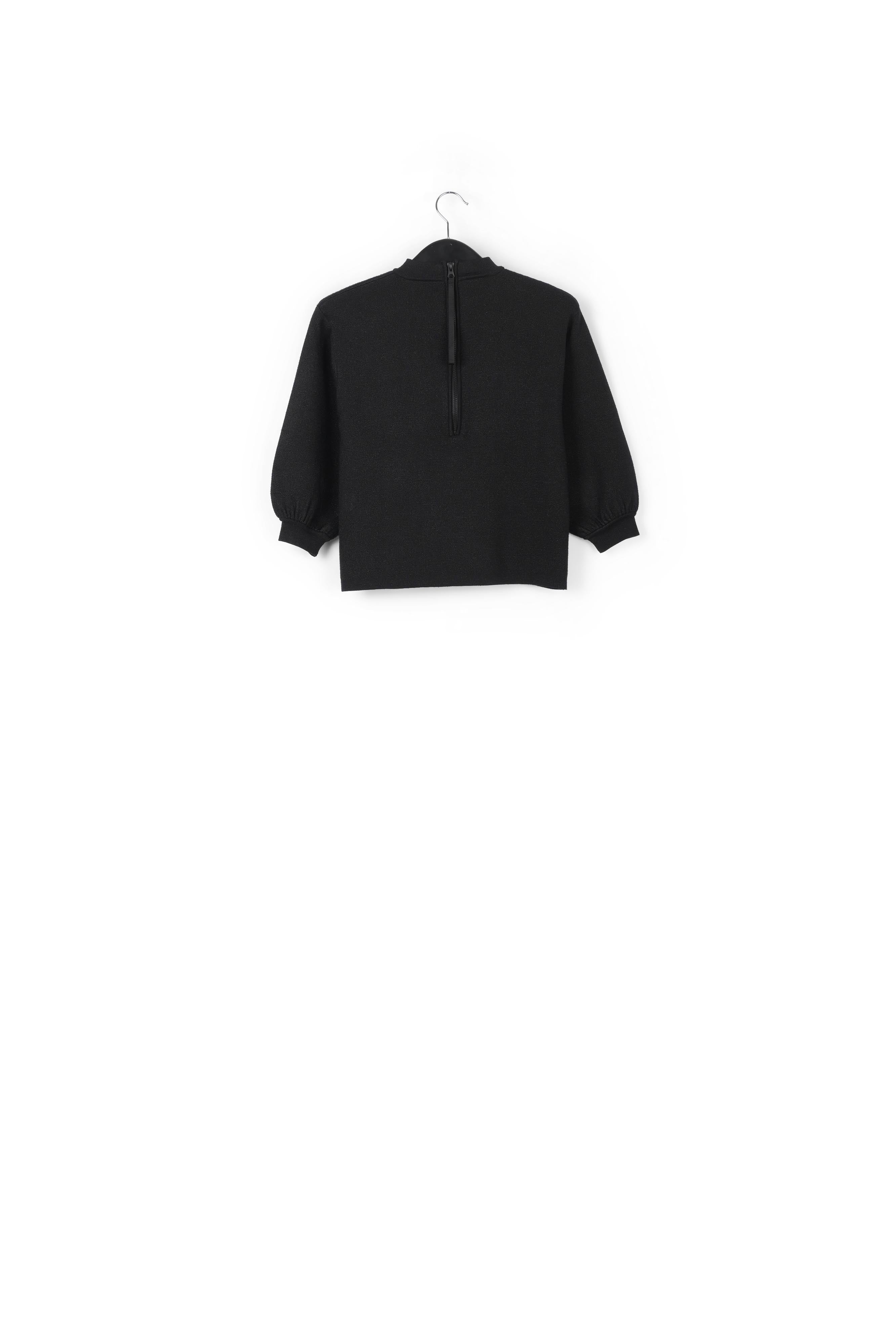Top noir tricoté au lurex RE—SSENTIEL | Essentiel second hand