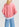Roze ribgebreide cardigan van mohairmix Faume - seconde main