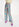 Light pink, blue and purple floral print wide-leg pants Faume - seconde main