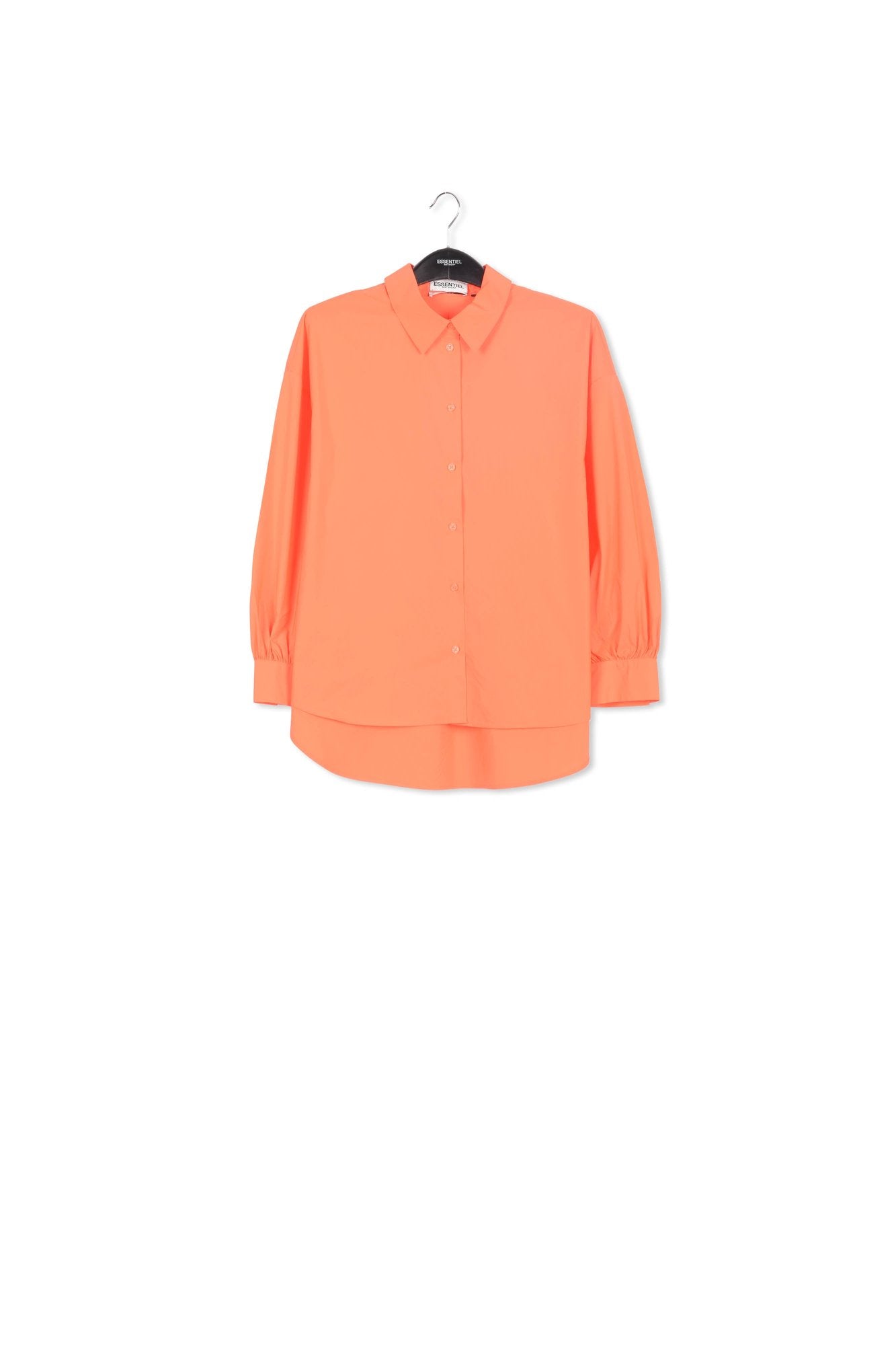 Orange puffed-sleeves shirt RE—SSENTIEL | Essentiel second hand
