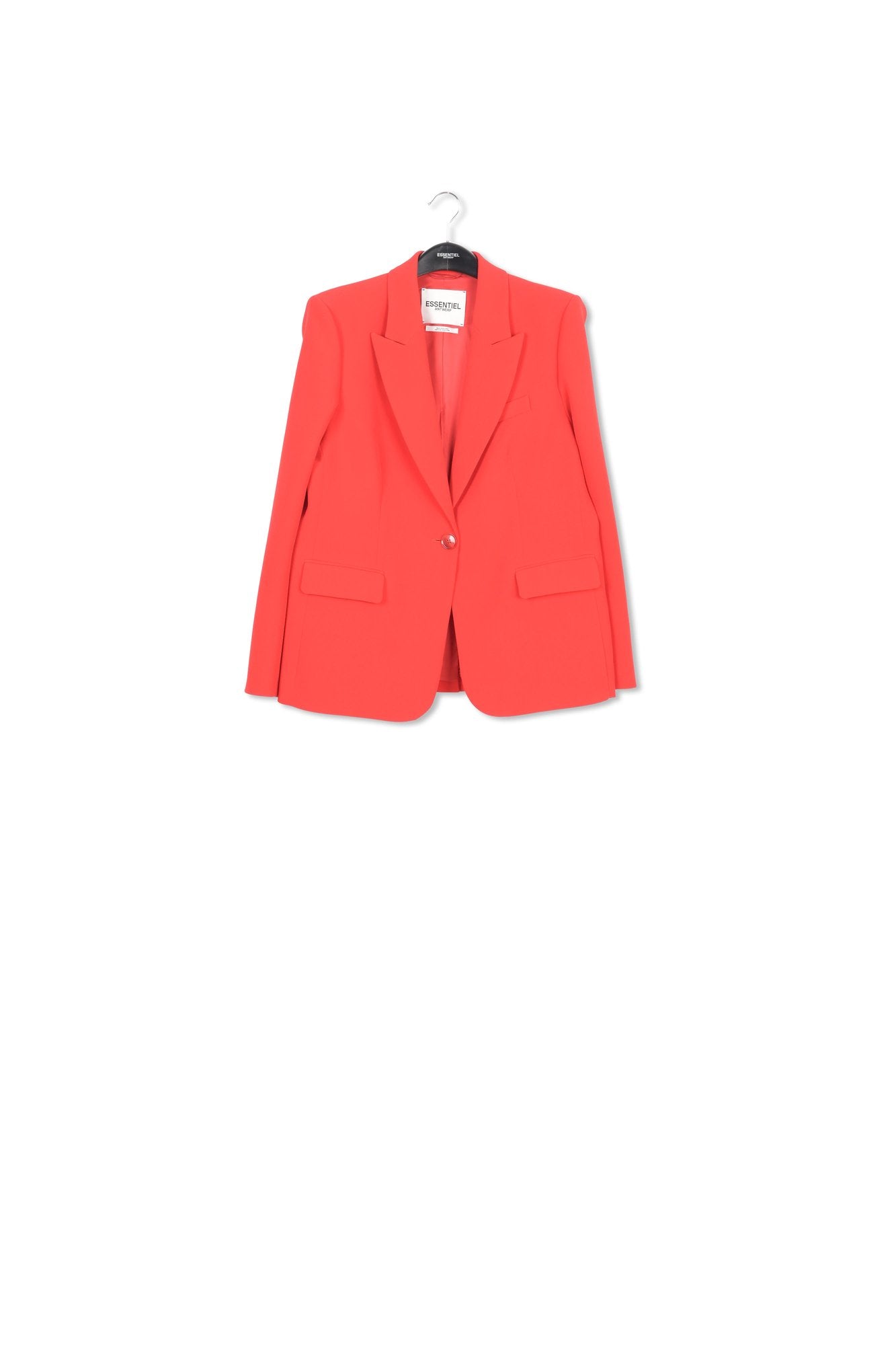 Red slim-fit blazer RE—SSENTIEL | Essentiel second hand