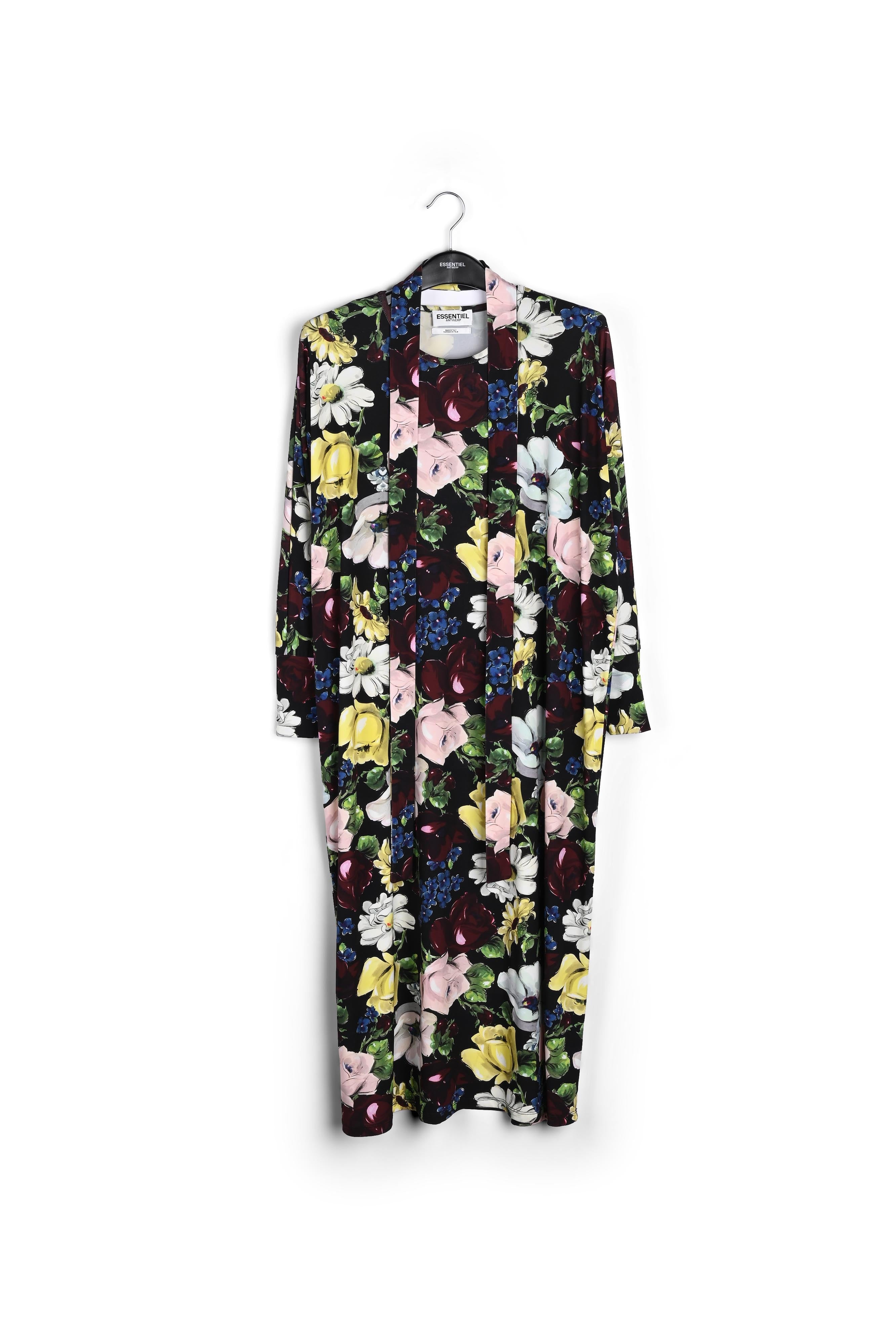 Floral print midi-length dress RE—SSENTIEL | Essentiel second hand